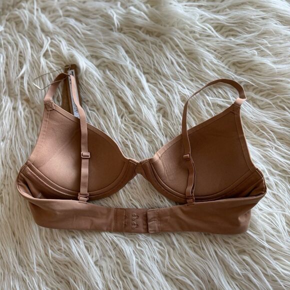 Skims Fits Everybody Scoop Plunge Bra Ochre Size 34B - Picture 4 of 6